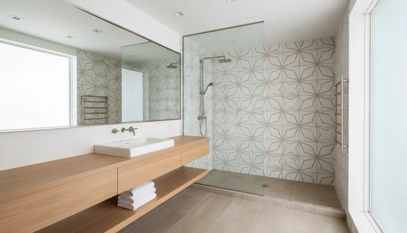 Modern bathroom remodel in South Florida