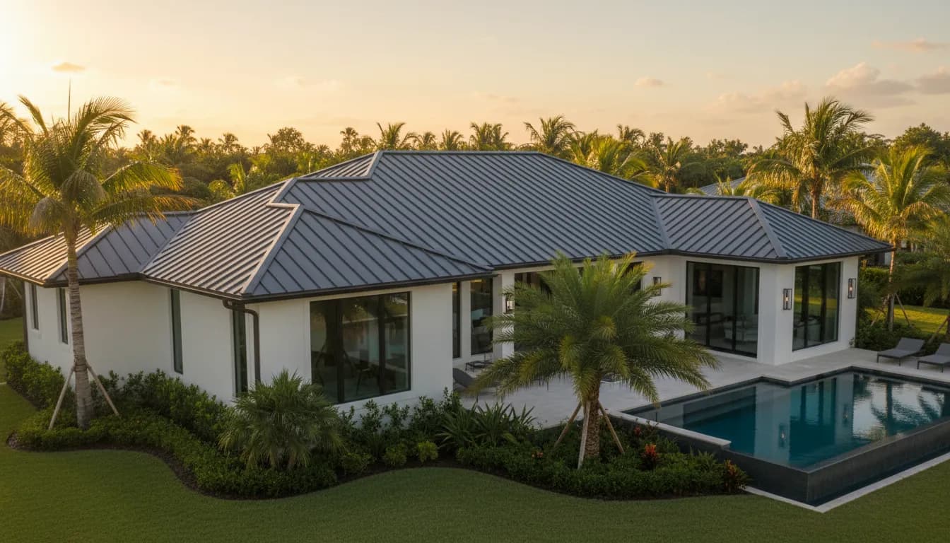 Professional roof installation in South Florida